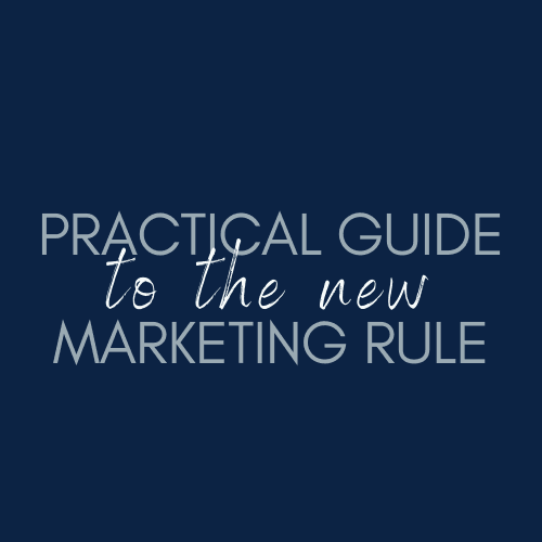 A Guide To The New Marketing Rule